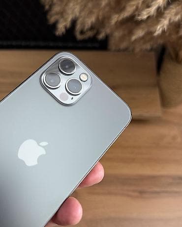 iphone 12 pro nax: IPhone 12 Pro, Б/у, 128 ГБ, Sierra Blue, Кабель, 91 % — 3