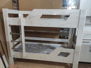 двухъярусные кровати для взрослых в бишкеке: Новая двухярусная кровать Размер 1.75*75 Российский ламинат Расчитана — 2