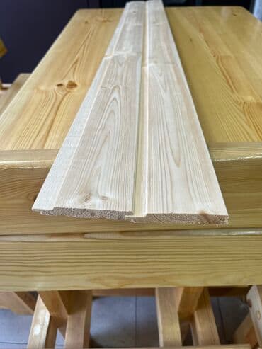 МДФ: Евро вагонка 12.5x90 3-eх метровая 12.5x90 4-ex метровая 620сом за — 1