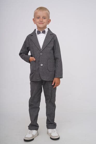 детские трикотажные спортивные костюмы: Школьная форма, Новый — 7