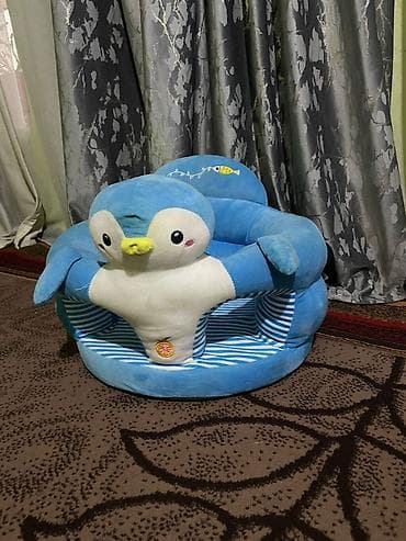 Детское кресло, цвет - Голубой