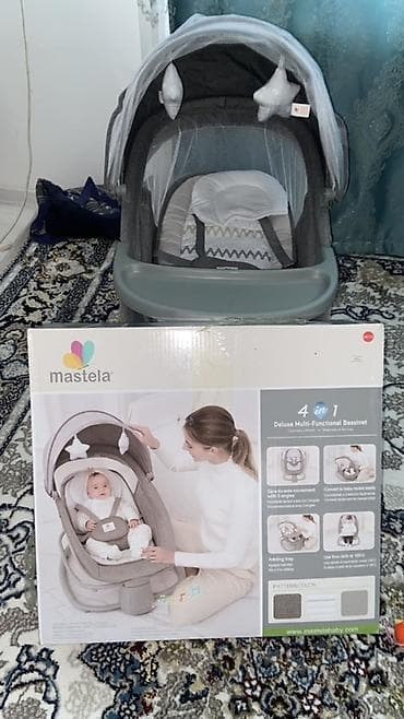 Детская колыбель-шейкер Mastela 4-в-1 Deluxe Multi-Functional Bassinet
