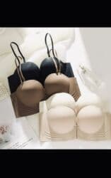 бюстгальтер с прозрачной спиной: Бесшовный бюстгальтер‑бандо с эффектом пуш‑ап - Формованные чашки с — 1