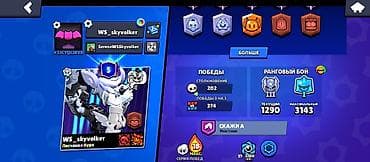 сары булун: Игровой аккаунт Brawl Stars Основное: - Ник: WS_skyvolker (клановый — 1