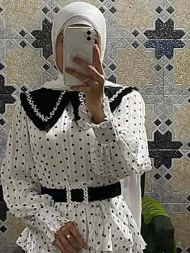 спортивный вещи: Повседневное платье, Лето, Длинная модель, M, L — 2