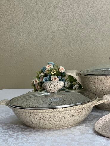 набор чайник и пиалы: Набор посуды антипригарные 3 в 1 по складским . Немецкий бренд — 4