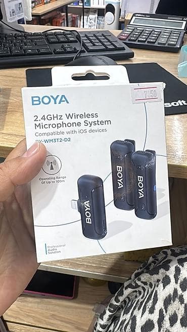 aux bluetooth: Беспроводные микрофонные системы BOYA 2.4 ГГц Варианты на выбор: - — 8