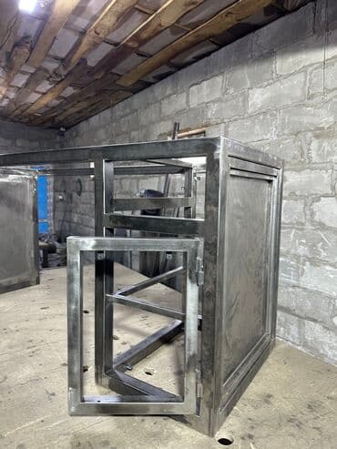 списать офисную мебель: Комплект офисной мебели, Новый, Стол, Металл, Бесплатная доставка, цвет - Черный — 4