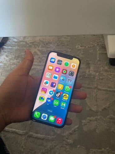 телефон cubot max 5: IPhone 12, Б/у, 128 ГБ, Черный, Зарядное устройство, 75 % — 3