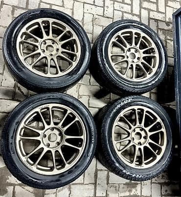 Колеса в сборе 225 / 55 / R 17, Всесезонная, Б/у, Комплект, Легковые, Литые, отверстий - 5 at lalafo.kg Колеса в сборе 225 / 55 / R 17, Всесезонная, Б/у, Комплект, Легковые, Литые, отверстий - 5