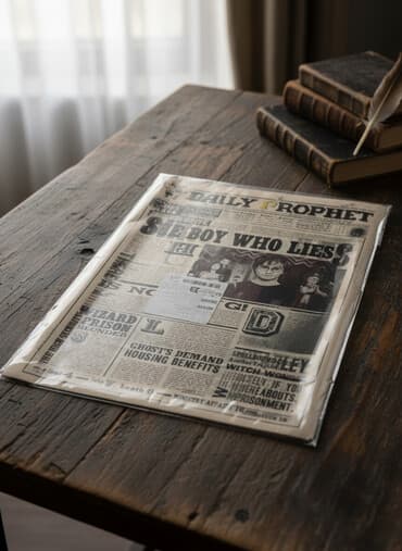 цена на бумагу а4: Постеры «The Daily Prophet» (Еженедельник мира магов) в стиле — 1