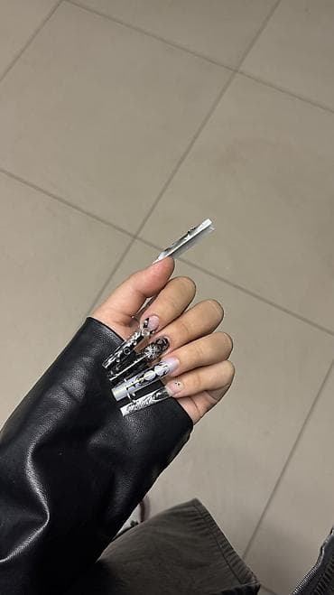 вышивка продаю: Наращивание и покрытие ногтей - Наращивание + укрепление 1600 сом ( — 1