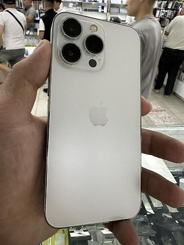 iphone x: IPhone 13 Pro, Б/у, 256 ГБ, Белый, Защитное стекло, Чехол, 84 % — 1