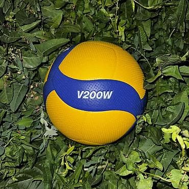 волейбольные: Волейбольный мяч Mikasa - Официальный размер и вес - Прочная и — 2