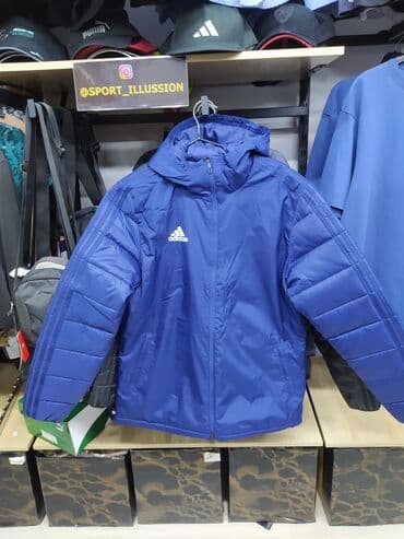 Куртки: Мужская куртка, L, Adidas, Новый, цвет - Синий, Самовывоз, Платная доставка — 5
