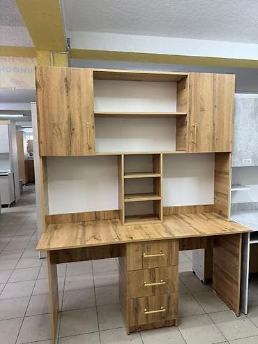 Компьютерный стол, Новый, С полками