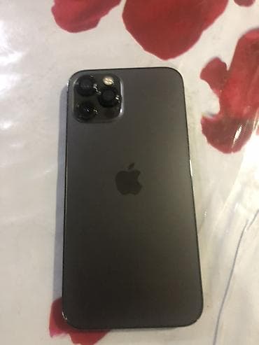 Уюлдук телефондор жана аксессуарлар: IPhone 12 Pro, Колдонулган, 128 ГБ, Графит, 98 % — 1