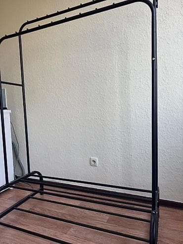 Вешалки: Напольная металлическая вешалка-стойка для одежды с верхней — 2