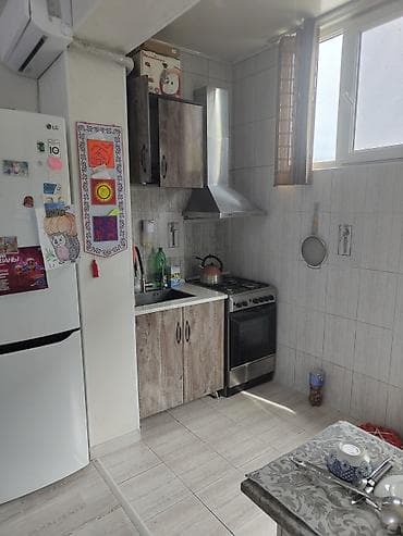 тамчы комнаты: 2 бөлмө, 57 м², 105-серия, 3 кабат, Евроремонт — 3