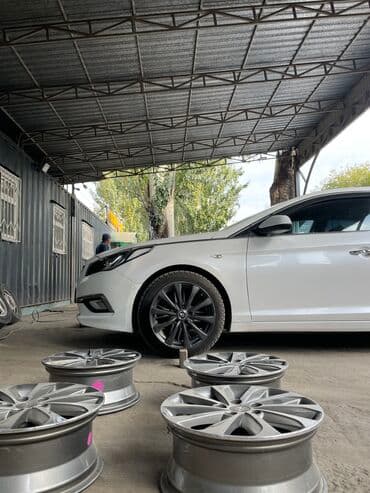 купить диск на машину: Куйма Дисктер R 17 Hyundai, Комплект, тешиктери - 5, Колдонулган — 4