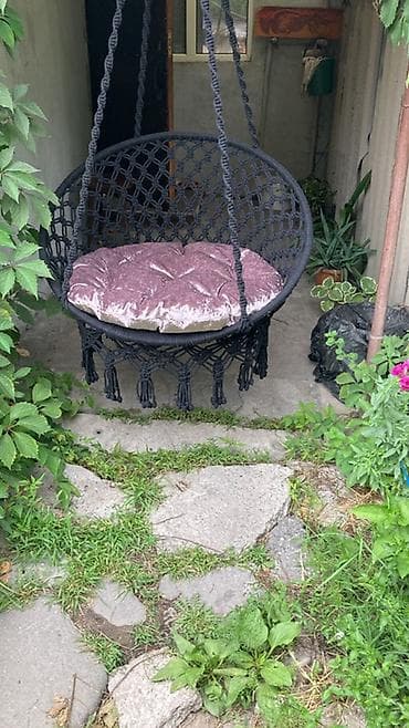 Подвесное кресло, цвет - Черный