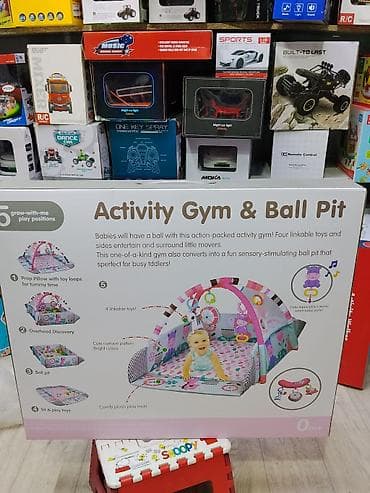 emo robot: Развивающий коврик с дугами и сухим бассейном Menggao “Activity Gym — 2