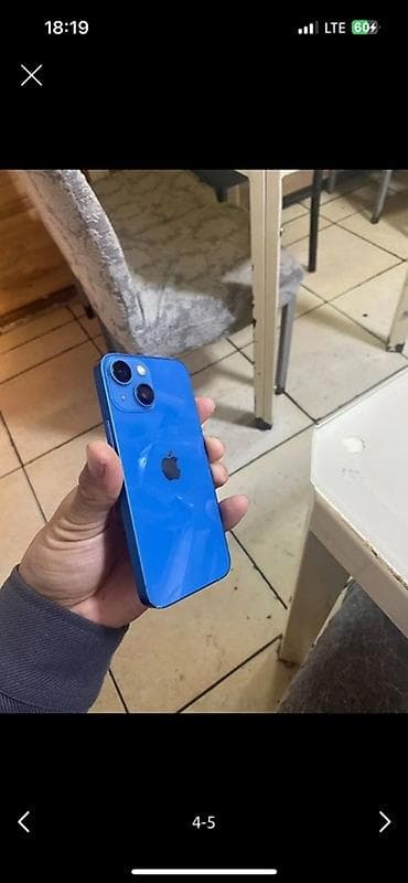 Мобильные телефоны и аксессуары: IPhone 13 mini, Б/у, 128 ГБ, Синий, Чехол, 74 % — 8