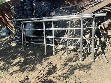 Готовые перила: Готовые перила, Материал: Нержавеющая сталь, Для лестницы — 2