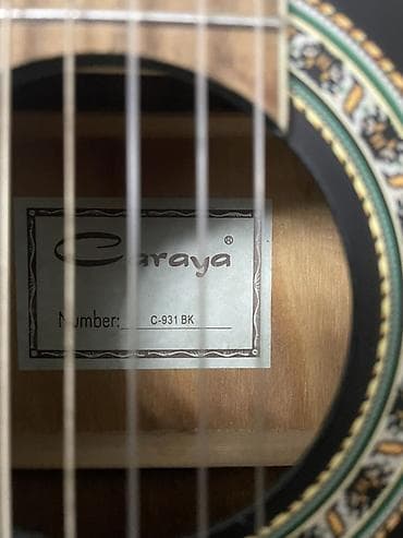 gitara lakewood: Акустическая гитара Caraya C-931 BK и сумка в подарок. цвет — матовый — 4