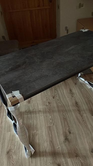 Тумбы и подставки: Письменный/компьютерный стол в стиле лофт - Размеры: 120 × 60 × 75 см — 3