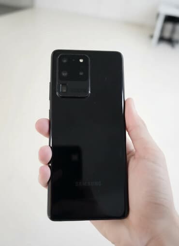 игровой планшет цена: Samsung Galaxy S20 Ultra, Б/у, 256 ГБ, цвет - Черный, 2 SIM — 1