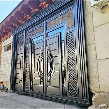 подставка для ювелирных украшений: Кованные/стальные распашные ворота премиум‑класса для частного дома — 1