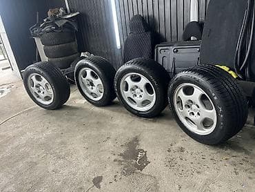 Колеса в сборе 225 / 55 / R 16, Всесезонная, Б/у, Комплект, Легковые, Железные, отверстий - 5