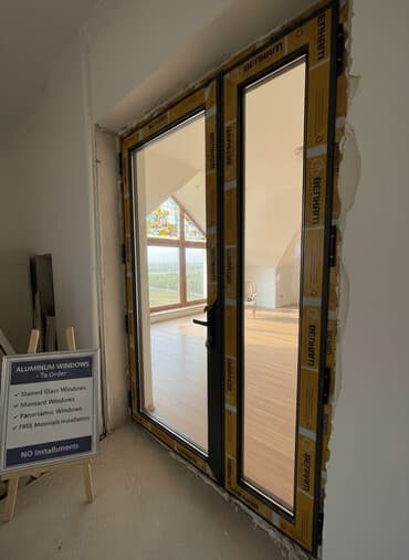 немецкий набор ключей: Алюминиевое окно на заказ, Тип окна: Балконные, Витражные, Мансардные, Бесплатная установка, Без рассрочки — 1