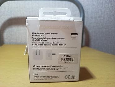 iphone s: Оригинал Apple 40W/60W Dynamic Power Adapter (USB-C) Описание: Продаю — 2