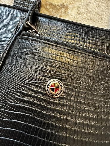 pull and beer: Классическая сумка, Butun, Материал: Натуральная кожа, Застежка на молнии, Мужские — 2