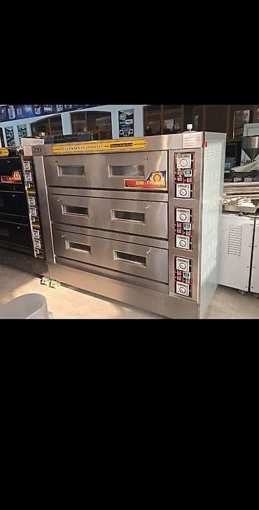 жарочный шкаф бишкек: Профессиональная электрическая печь для выпечки, 3 независимые камеры — 1