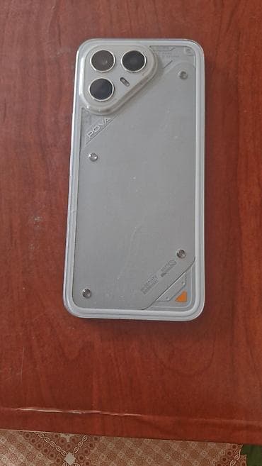 xiaomi t: Tecno Pova, Б/у, 256 ГБ, цвет - Серый, 1 SIM — 4