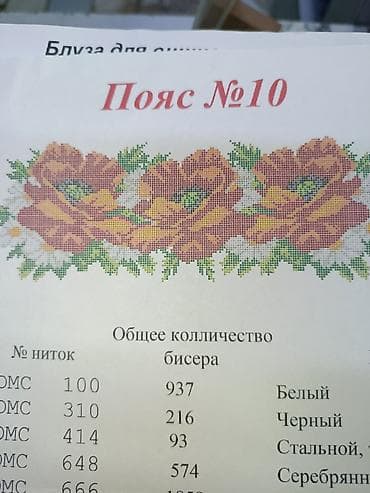 индийские товары: Наборы/схемы для вышивки бисером или нитками вышиванок и платья. В — 9