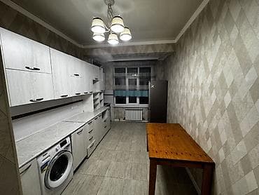 долгосрочный квартира токмок: 3 комнаты, Агентство недвижимости, Без подселения, С мебелью полностью — 4