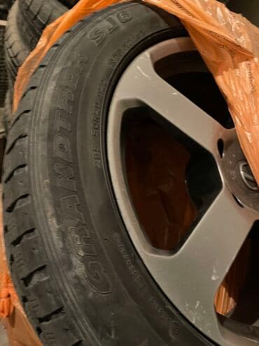 диски хайлендер: Дөңгөлөктөр монтажда 285 / 50 / R 20, Кыш, Колдонулган, Комплект, Жол тандабастар (АТ/МТ), тешиктери - 5 — 4