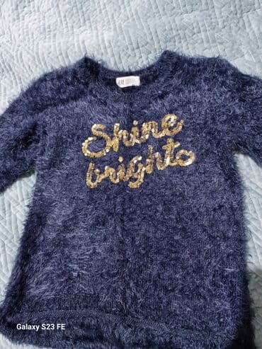 детский зимний комбез для новорождённых: Свитер на девочку на 8 лет от H&M травка. Классный,мягкий,тёплый — 3