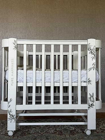 bene bebi: Детская кровать трансформер, Другой тип, цвет - Белый — 1