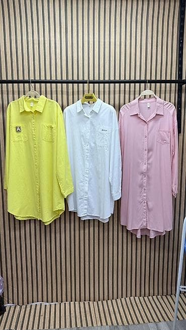 Рубашка, Туника, Оверсайз, Китай