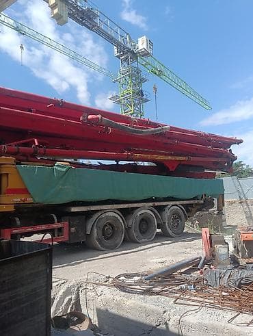 автобетононасос цена: Услуги бетон насос Помпа Высота 76 метров Помпа час 12000 сом до 10 — 5