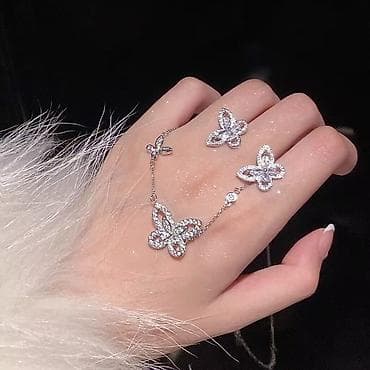 сережка: Цепочка, Якорное, Проба 925, Женские, Новый — 1