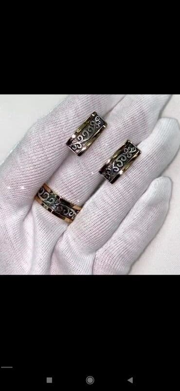 свадебные наборы ручной: Набор украшений, Проба 925, Женские, Новый — 7