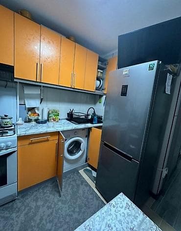 osh flat: 3 комнаты, 59 м², 104 серия, 2 этаж — 5