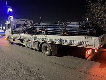 Установка антенн: Мерседеса Атего Гигант такси Бишкек Чуй Длина борт 7,30 Ширина борт — 5