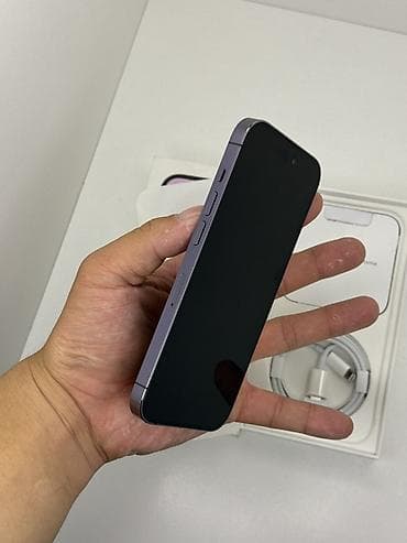samsung a22: IPhone 14 Pro, Б/у, 128 ГБ, Deep Purple, Кабель, Коробка, 88 % — 5